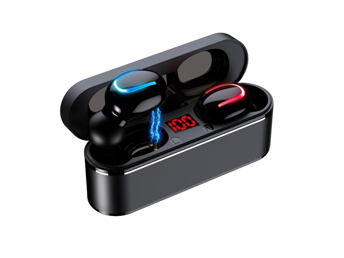 YEMAESRE Auriculares Bluetooth Ultraligeros Sin Integrados Negros