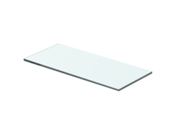 Estante de cristal transparente de 40 x 12 cm para decoración del hogar