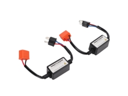 Resistencias Led Con Cabezal Cerámico De 35 W Y 12 V, Convertidor Negativo De Decodificación De Precisión H4, Fácil Instalación.
