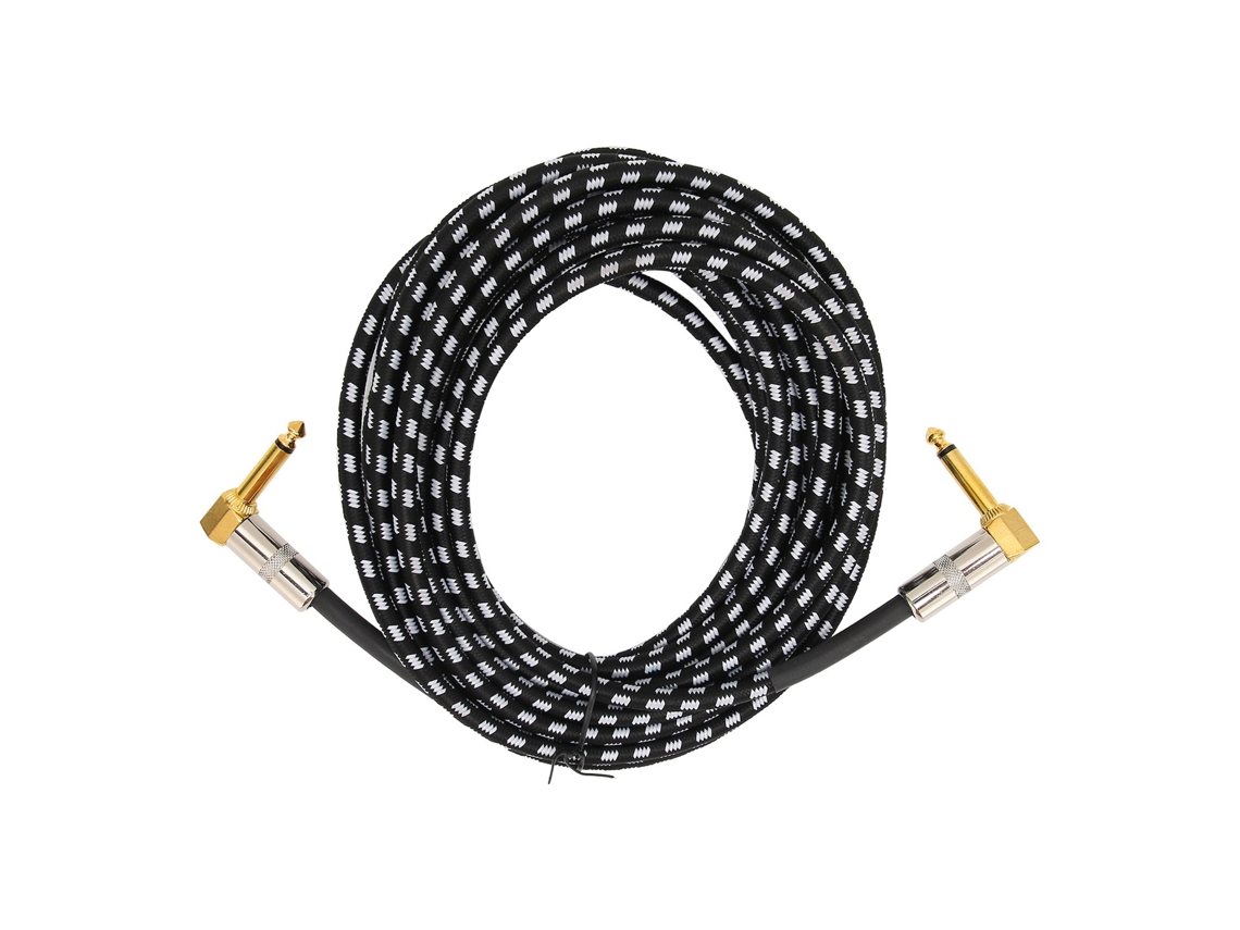 Cable Para Guitarra Eléctrica De 6 M, Conector Hembra De 6,35 Mm, Calibre Awg24, Cobre Libre De Oxígeno, Jorindo Jd6213