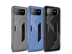 Capa De Celular De Silicone Com Sombra De Espiãoazul - Asus Rog 3