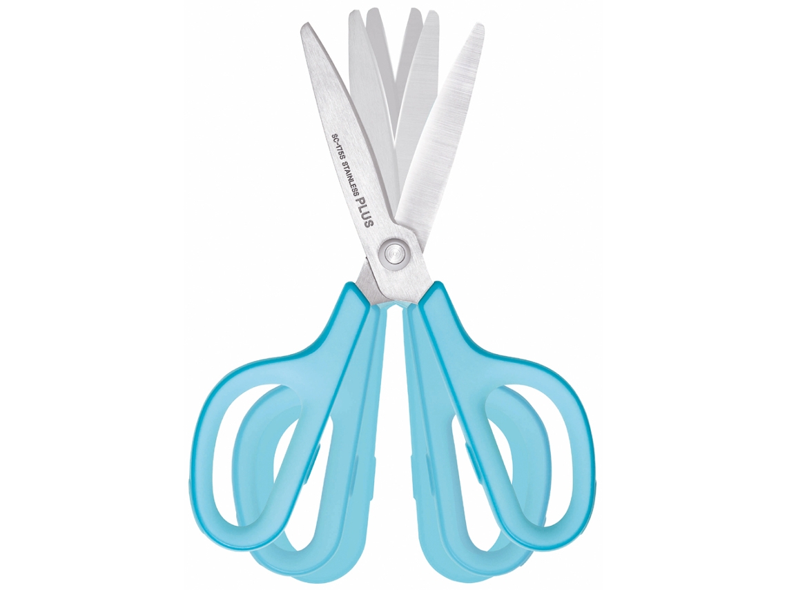 Tijeras Universales PLUS JAPAN Fitcut Curve Longitud: 175 Mm Azul