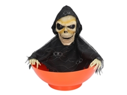 2026 Plato De Frutas Calavera Con Esqueleto Eléctrico Y Luz Fantasma Para Decoración De Fiestas