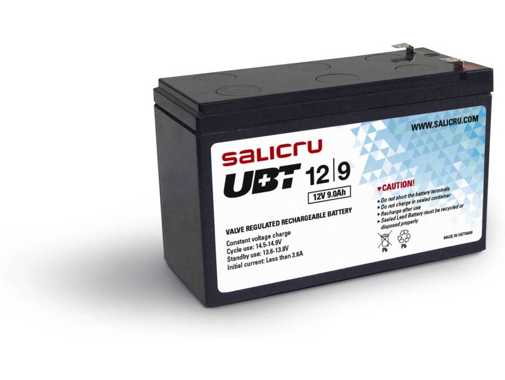 Batería SALICRU UBT 12/9 (PC - 9 Ah 12 V)