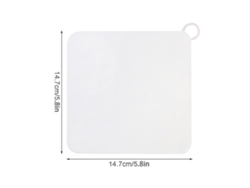 Tapa Desodorizante De Silicona Para Drenaje De Baño Y Cocina Blanca Gris Suave Durable Anti-olor 14,7*14,7 Cm Blanco