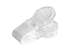 Dispensador de medicamentos portátil de 3 piezas, transparente, ligero y duradero, pequeño.