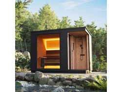 Sauna al aire libre Helsinki L con ducha