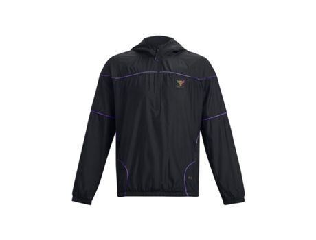 Chubasquero de Hombre para Fitness UNDER ARMOUR Project Rock Negro (M)
