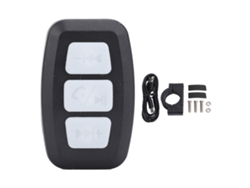 Control remoto inalámbrico Bluetooth IPX6, recargable, 5V, blanco, para teléfono móvil, ciclismo | Sin marca
