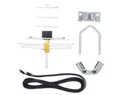 Antena Digital Exterior Para Hdtv Con Señal Potente, Alcance De 80 Millas Y Alta Ganancia.