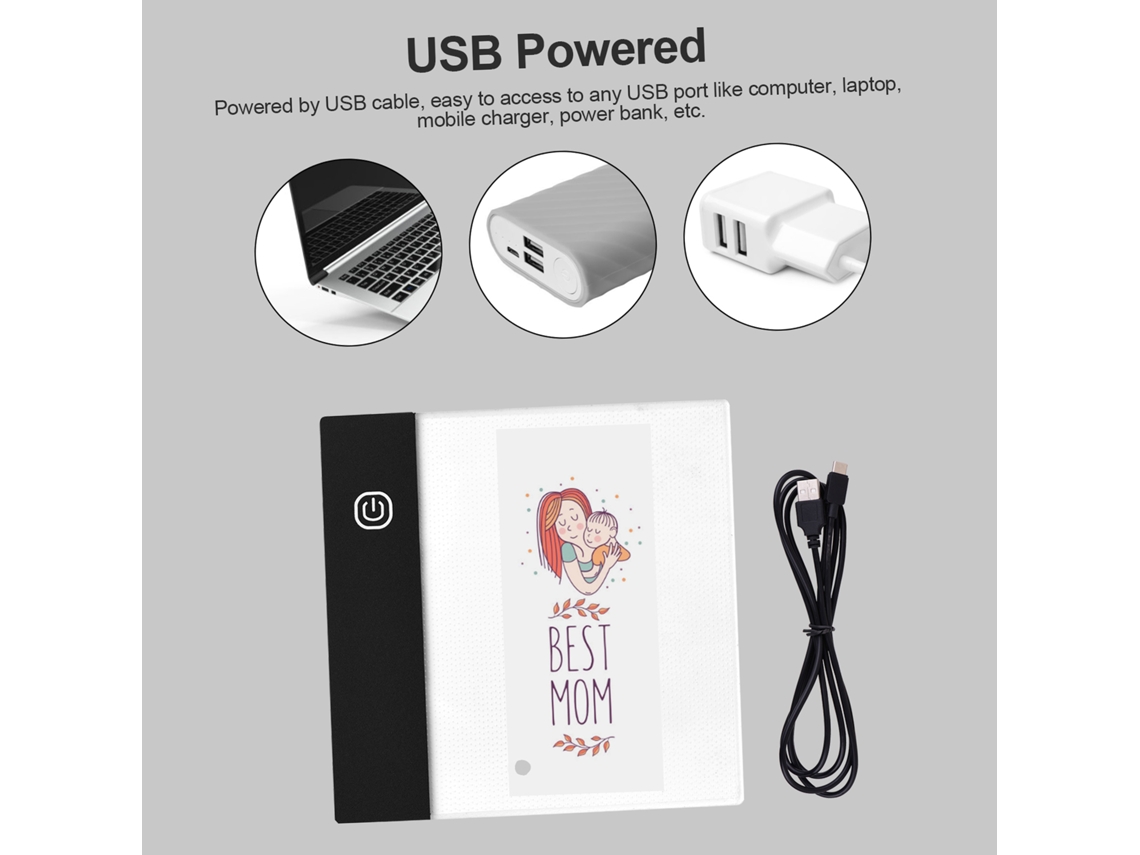 Kit De Flipbook Con Panel De Luz Led Y 300 Hojas De Papel Para Animación, Dibujo Y Calco.