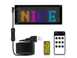 2026-pantalla Led Flexible Para Coche Con Control App Bt, Ip65 Impermeable, Personalizable Y Pantalla Suave Para Publicidad Vehicular