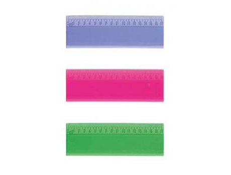 Pack 20 Regla 17Cm Colores Surtidos Safta