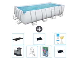 Bestway Piscina Bestway Power Steel Retangular - 549x274x122 Cm - 8-peças S562