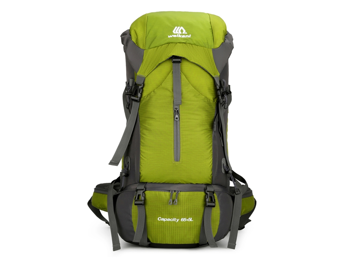 Mochila Grande De 70 Litros Resistente Al Agua Para Senderismo Y Acampada Con Funda Impermeable.