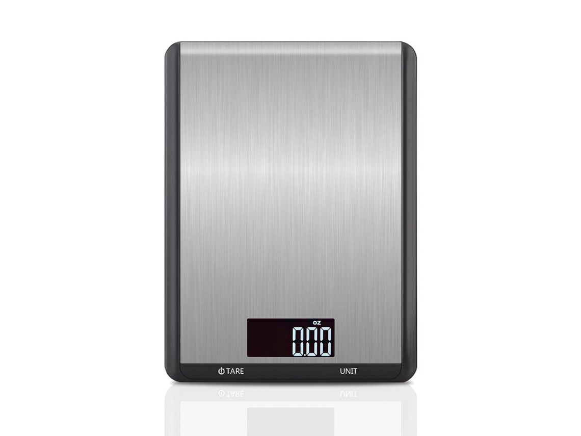 Báscula electrónica digital de cocina para cocinar y hornear, graduación precisa de 10 kg/1 g Eifson (negra)