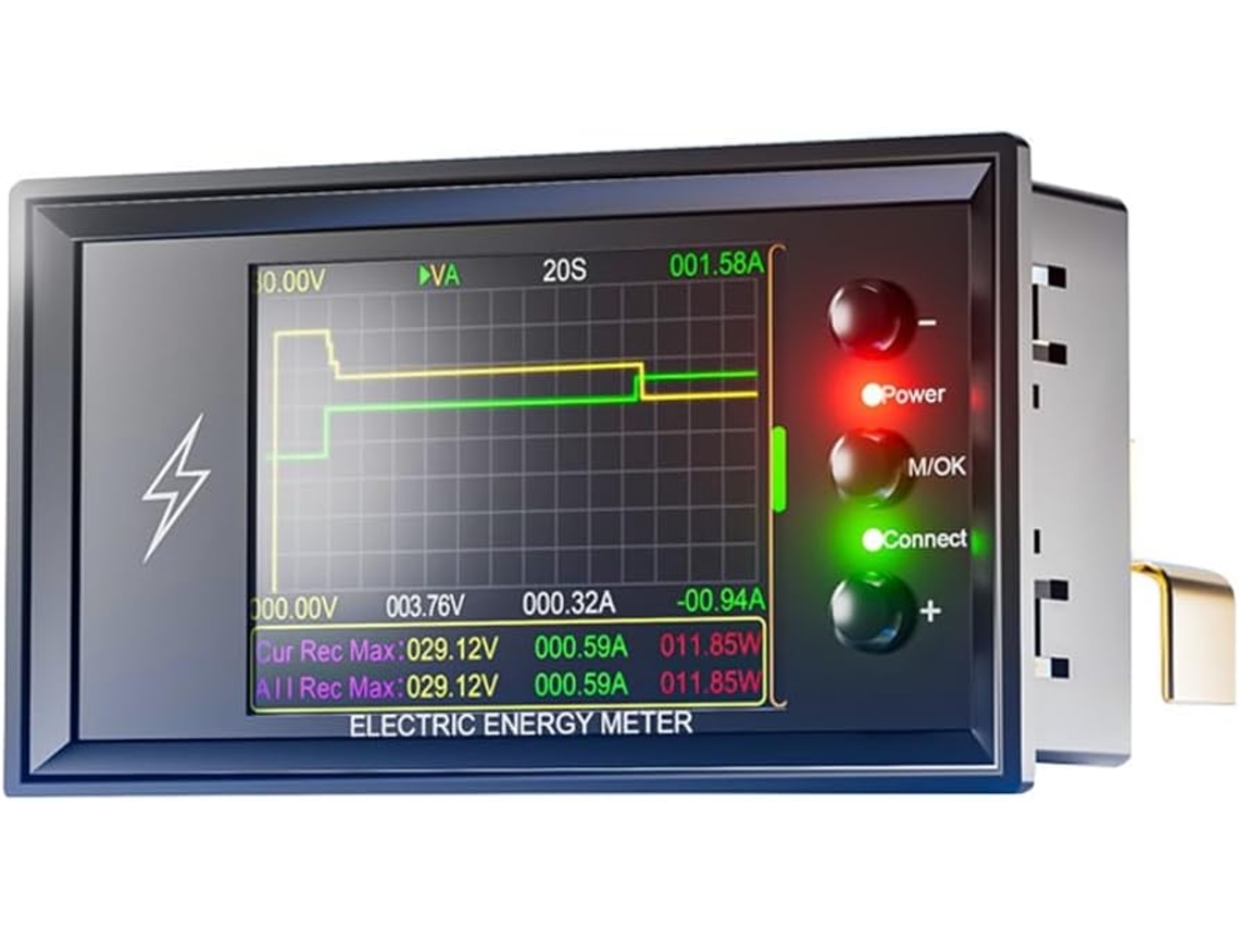 Probador De Baterías/alimentación 2 En 1 Con Wifi, Dc 0-420v 100a Y Amperímetro