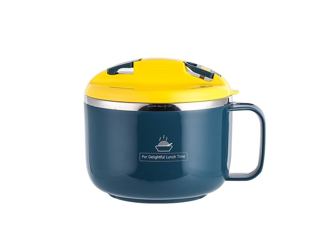 2026-40435-tazas De Fideos Ramen De Acero Inoxidable 304 Con Tapa Y Mango Cocina Portátil Anti-fugas