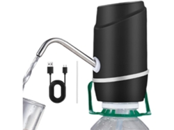 Bomba de agua portátil MDUG de 5 galones, recargable por USB, mecanismo de bombeo de un solo toque, 13,8 x 9,5 x 9,5 cm