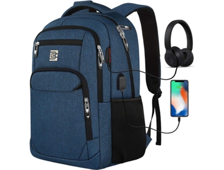Mochila puerto carga USBy trabajo la escuela universidad Unisex