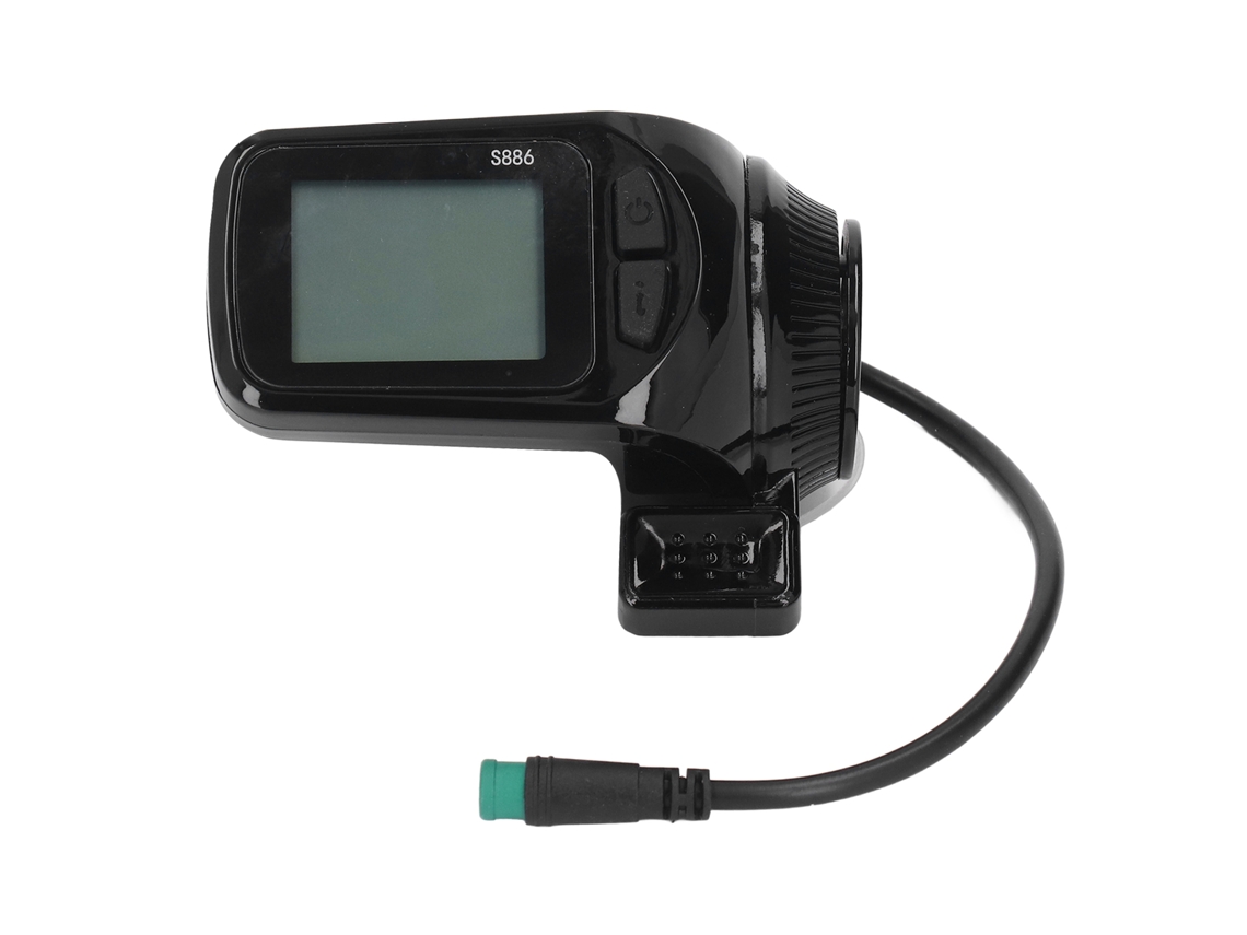 Pantalla LCD para bicicleta eléctrica, resistente al agua, baja tasa de fallos, diseño simple, accesorios de repuesto para patinete eléctrico
