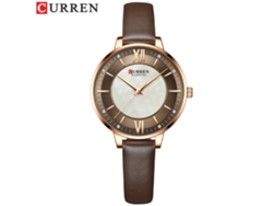 (estilo 2) Reloj De Pulsera Para Mujer Con Esfera Pequeña De Nácar, Resistente Al Agua, Ultrafino Y Correa De Cuero.