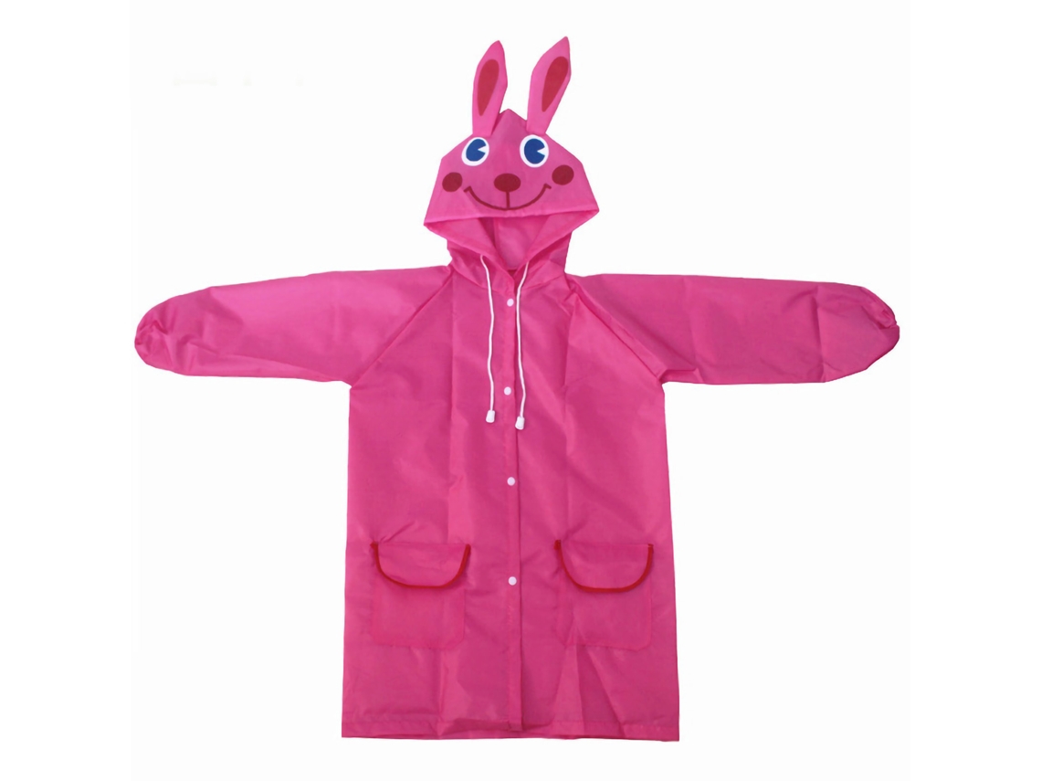 Impermeable Para Niños, Con Diseño De Animales, Colorido, Ecológico, Regalo Para Niñas.