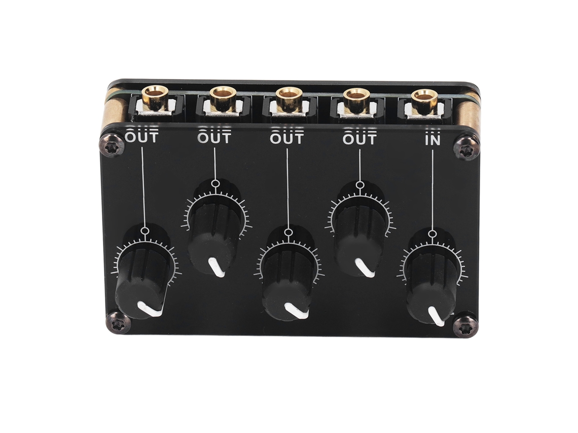 Vlrla-mixer De Sonido Tx400 4 Canales Mini Estéreo Portátil Pasivo Sound Board Console Compacto
