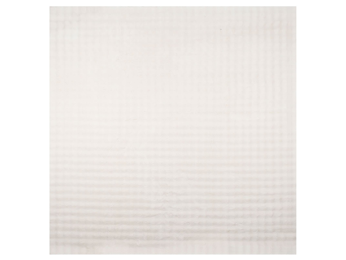 Vidaxl Alfombras De Área Cuadrado Sirolo Crema 240 X 240 Cm Poliéster