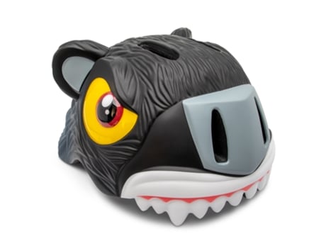 Casco de Bicicleta para Niños CRAZY SAFETY Pantera Negra Certificado EN1078