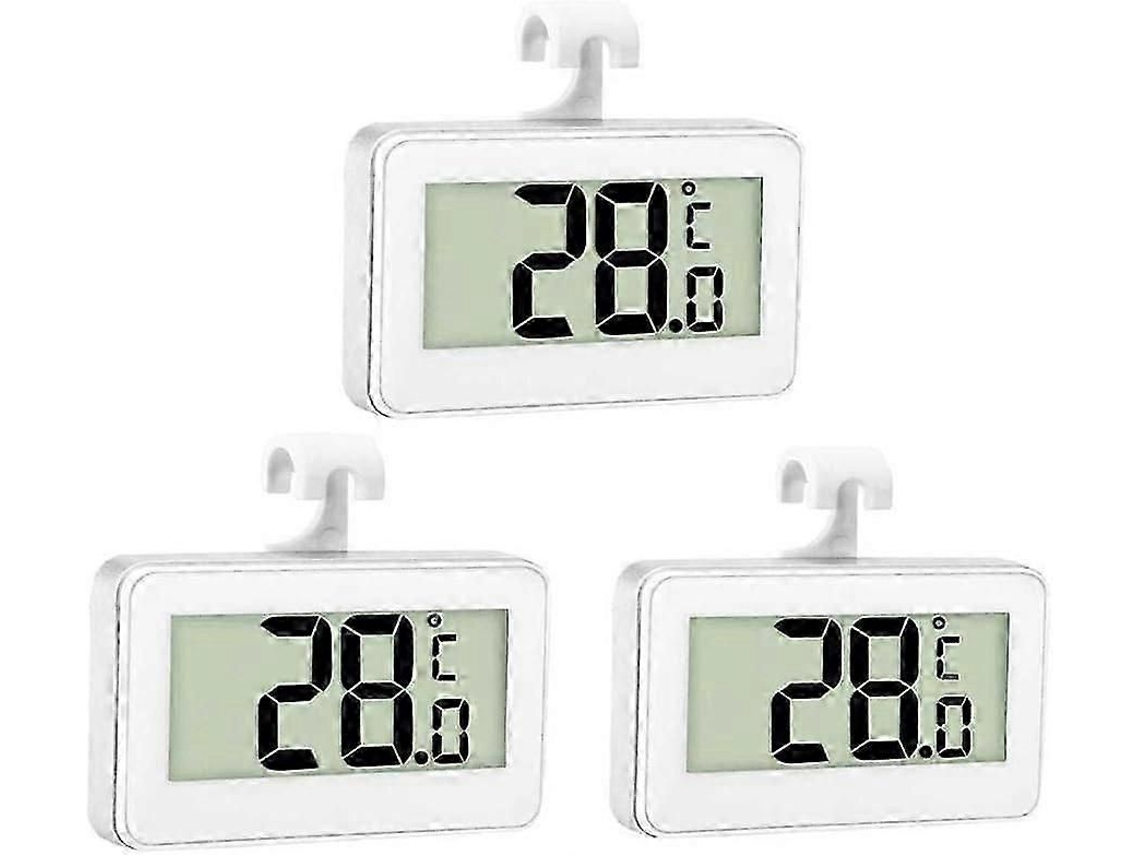 termómetros digitales para refrigerador, congelador y dormitorio, resistentes al agua, con pantalla LCD, 2024 GOKOCO