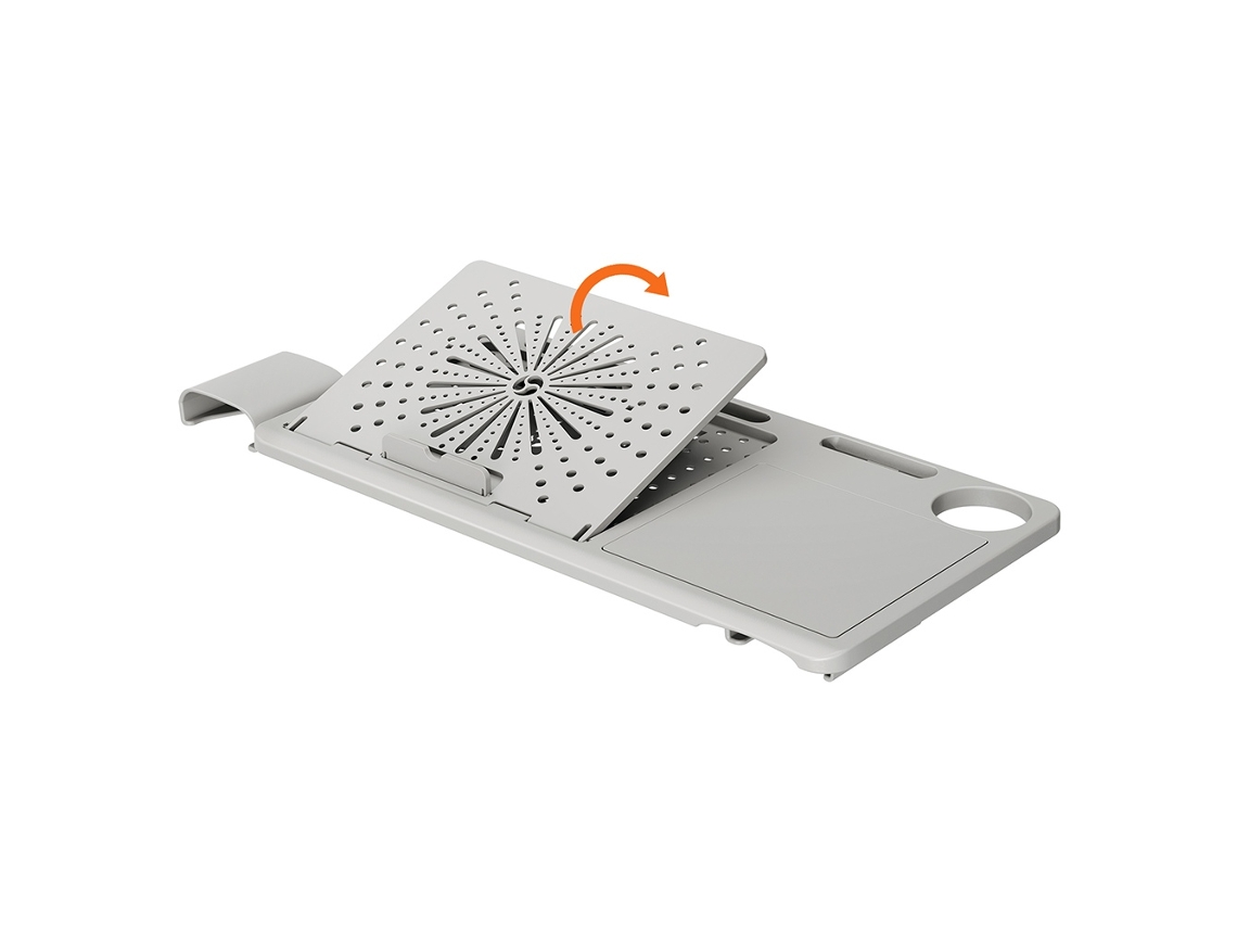 Estación de trabajo retráctil Newtral Lapd para silla ergonómica Magich BP/Magich Bpro, gris
