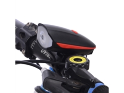 2026-linterna De Bicicleta Recargable Usb Con Bocina 250 Lúmenes Impermeable 120 Db, 3 Modos De Luz 5 Sonidos De Alerta Para Ciclismo Nocturno