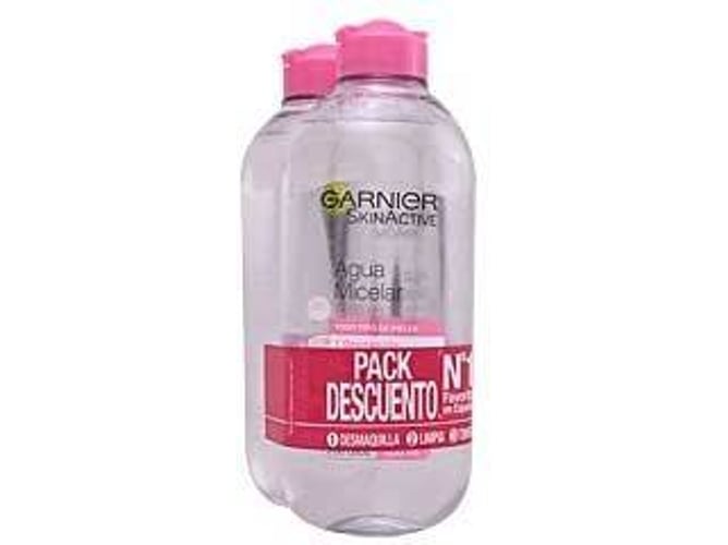 Agua Micelar GARNIER Skinactive Agua Micelar Todo En 1 2 Unidades (400 ml)