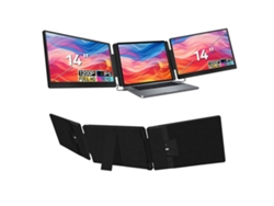 Monitor Portátil Fopo S7 De 14 Pulgadas Con Pantalla Dual | Rotación De 360° | Fhd 1920*1200 |