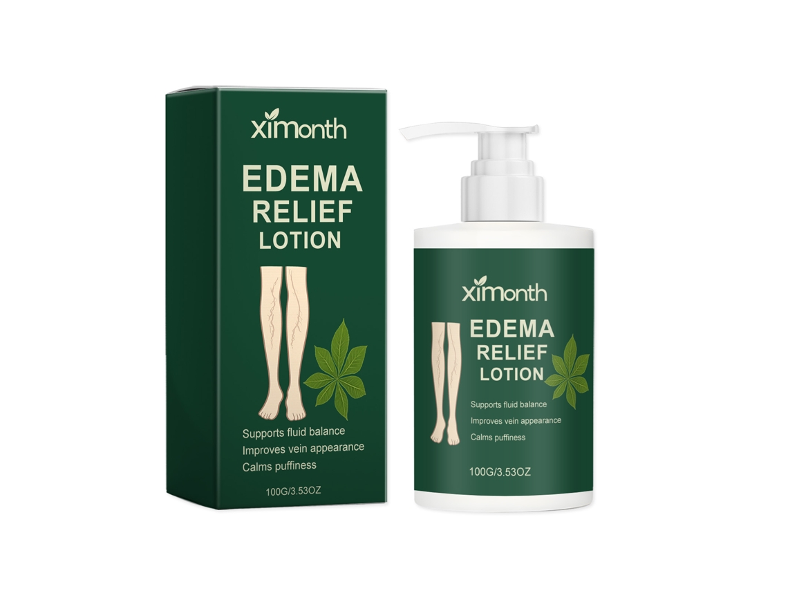 Crema hidratante diaria para piernas Ximonth para un masaje ligero y suave de la piel.