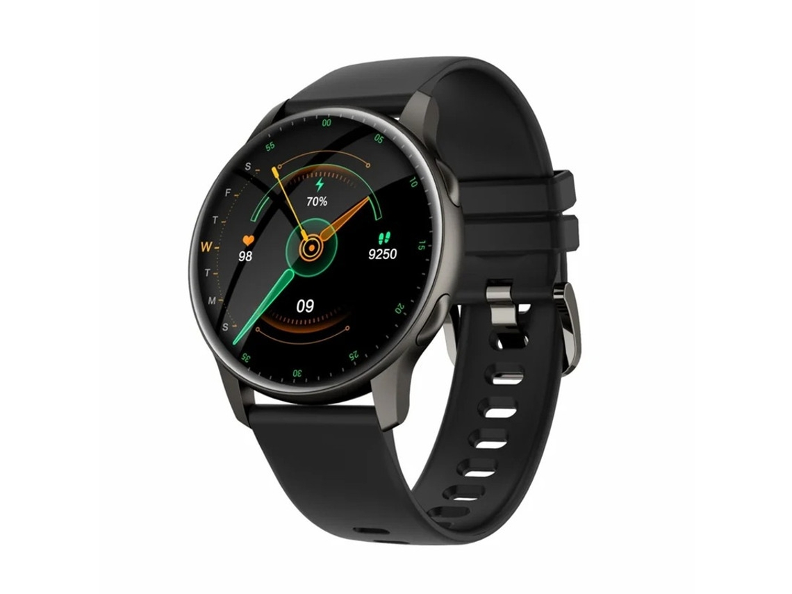 Reloj inteligente con pantalla táctil AMOLED de 1,32 pulgadas para mujer, con monitor de frecuencia cardíaca, podómetro para dormir, resistente al agua IP68, Yizhood