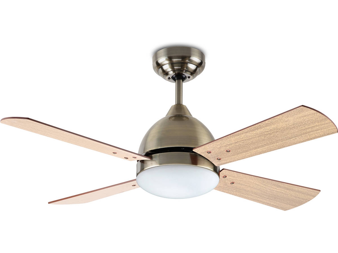 Ventilador de Techo LEDS·C4 VE-0006-PAT (160 W - Marrón)