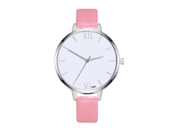 Reloj De Pulsera Ultradelgado, Sencillo Y Moderno Para Mujer Con Esfera Redonda Analógica De Cuarzo.