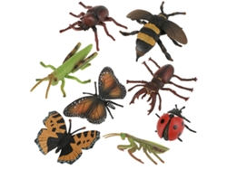 Conjunto De 8 Modelos De Insectos 3d En Pvc - Juguete Educativo Para Niños - Accesorio De Fotografía