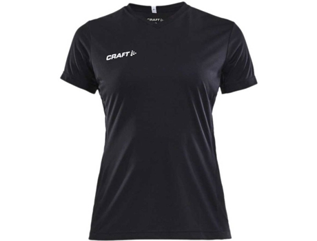 Camiseta de Mujer para Fitness CRAFT Squad Solid Negro (S)