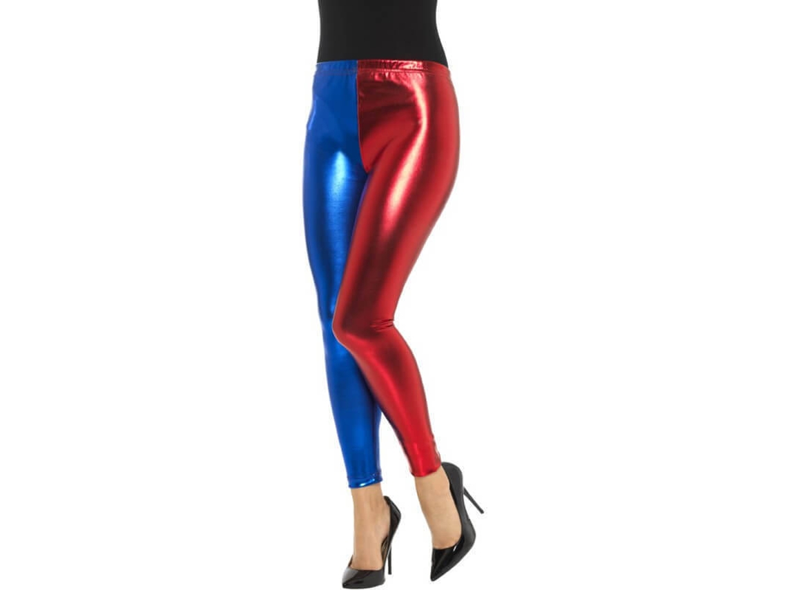 Malla DISFRAZZES Arlequín Metálicas Roja Y Azul (Talla: L - 44/46)