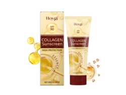 Protector solar con colágeno fuerte e hidratación intensa.