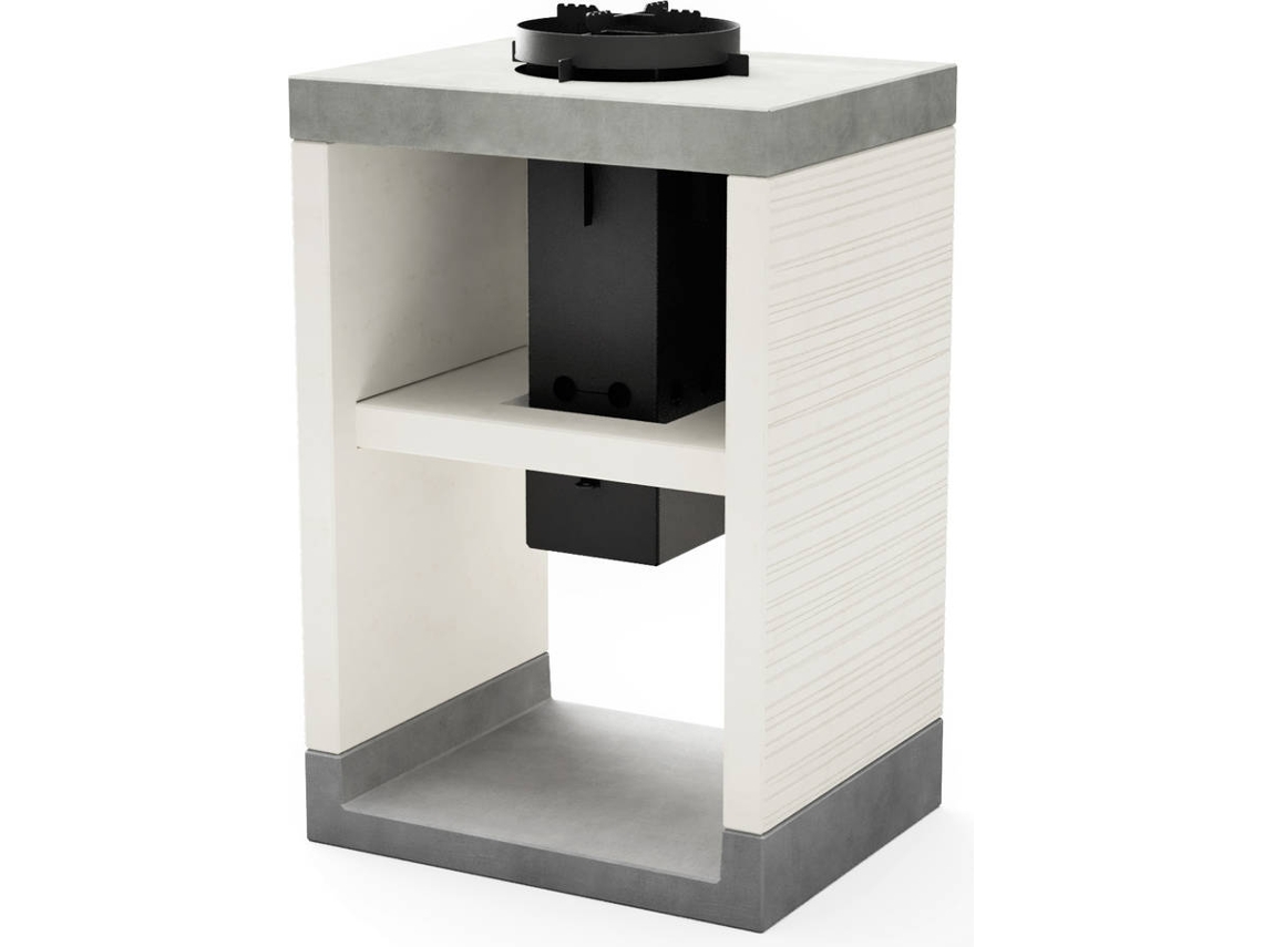 Módulo para Barbacoa TUOZI Venit Rocket 59 (Blanco, Gris - 59x47x88cm)