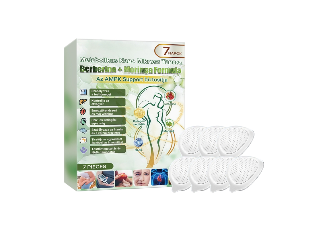 Parche de microagujas para adelgazar y moldear el cuerpo.