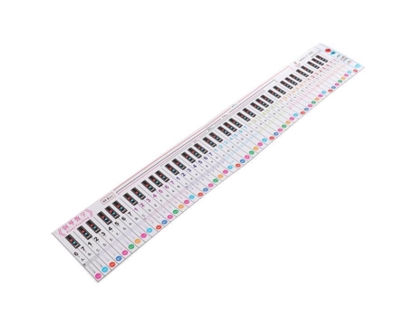 Guía de teclado de piano Teclado de piano Nota 88 Tabla de teclas Guía de aprendizaje portátil a prueba de agua para la práctica de los dedos