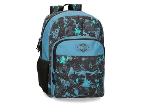 Mochila Roll Road Soccer 38 cm bolsillo frontal.