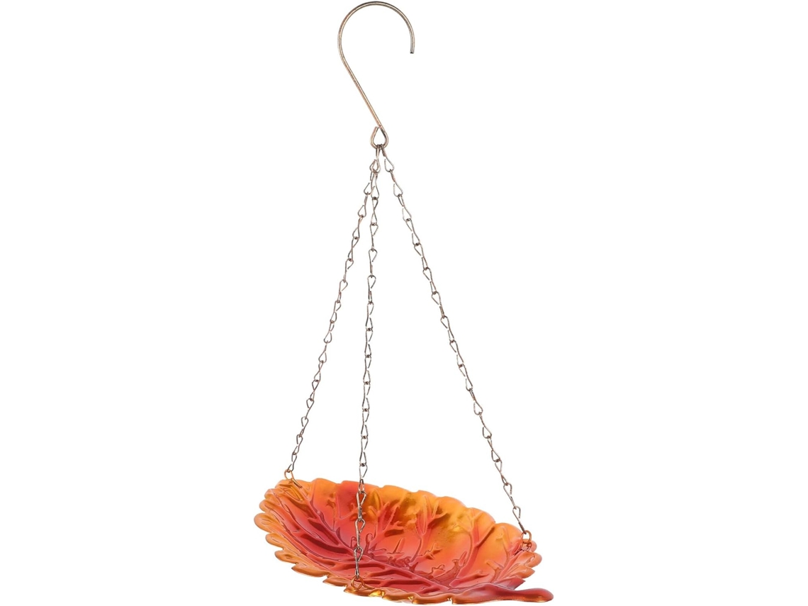 Comedero Colgante Para Pájaros, Soporte Metálico, Semillas De Jardín