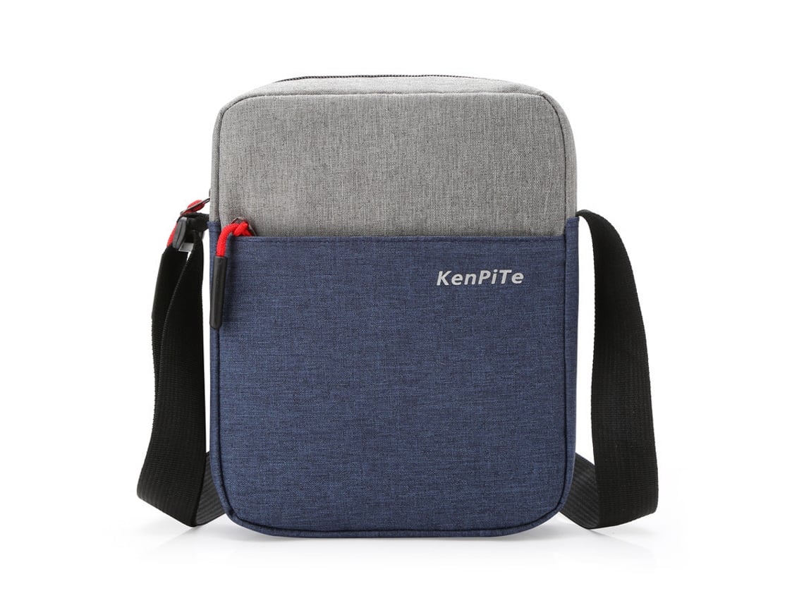 Bolso de hombro para hombre (azul), bolso cruzado para actividades al aire libre, estilo casual.