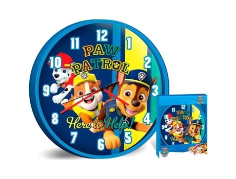 Reloj de pared Patrulla Canina 25 cm